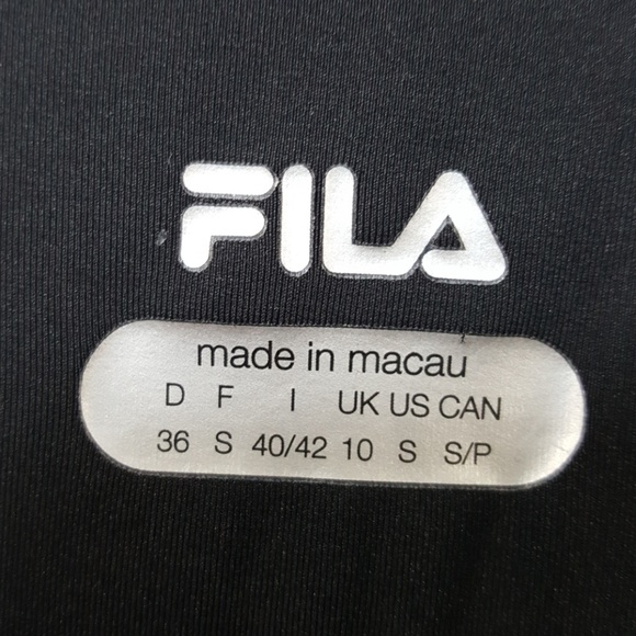 Fila tennis dress built in bra black small - Picture 4 of 7